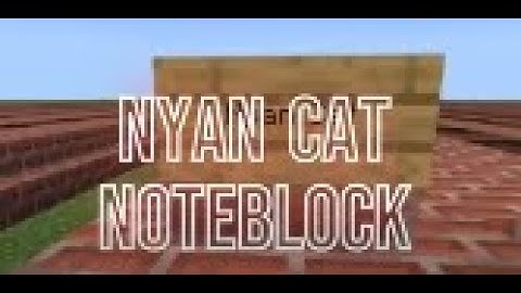 Nyan Cat - Minecraft Noteblocks