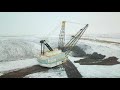 Coal Mining Estevan Saskatchewan with a P&H 9020 Dragline