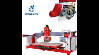 Siemens PLC Automatic Mono Bridge Stone Cutting Machine for Marble Granite Quartz Tile Cutter Price