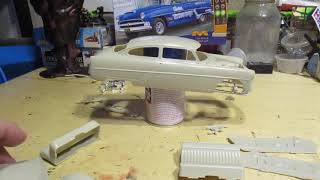 Plastic Models - 1/25 Moebius 1954 Hudson Hornet - Work In Progress #1