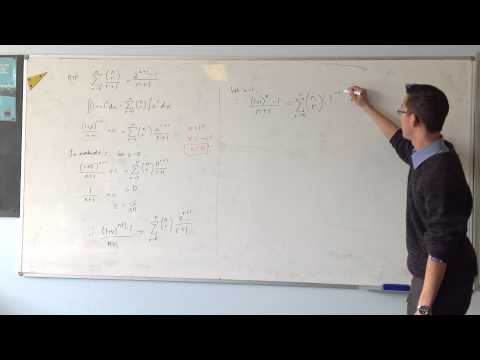 Finite Series w/ Binomial Coefficients: Integration (2 of 2)