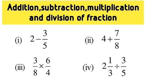 Math (Addition, subtraction,multiplication and division of fraction)//ma sharda online classes//