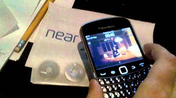 Preprogrammed NFC tag used with my BlackBerry Bold 9900