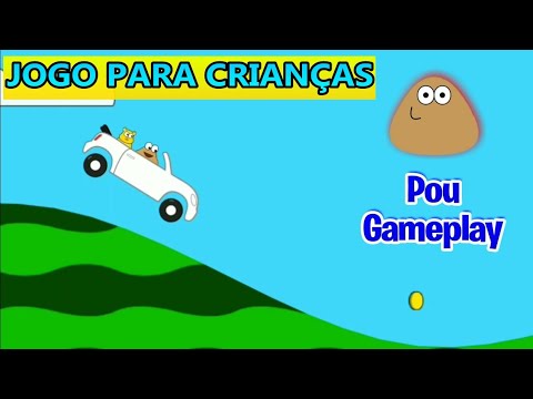 Pou - brincando com pou jogo do carro 