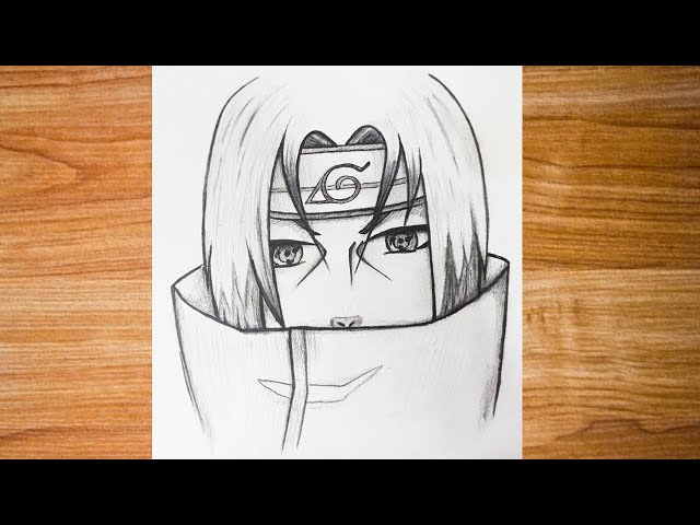 How to Draw Itachi Uchiha - Really Easy Drawing Tutorial