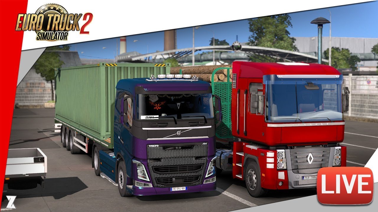 🚚 Euro Truck Simulator 2 🔴 Convoi multijoueur FR : Strasbourg → Prague