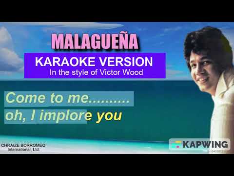 MALAGUENA - (Karaoke version in the style of Victor Wood)