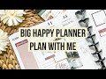 Plan With Me | Big Happy Planner | New Southern Farmhouse & Abstract Watercolor Sticker Books!