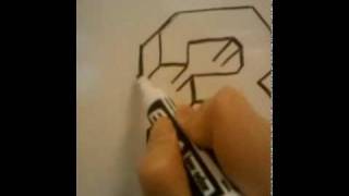 HOW TO DRAW 3D NUMBERS (3)