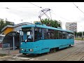 Трамвай №7 на о.п. "Свердлова" (Минск) БКМ-60102 борт. №040