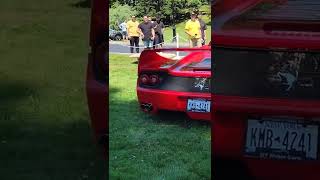 Ferrari F50 Spits Flames! Loud Revs