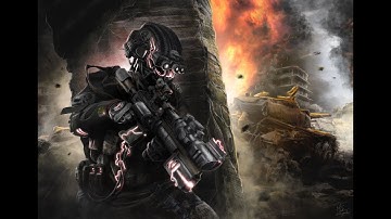 COVERED photobashsing  - timelapse concept art / character design