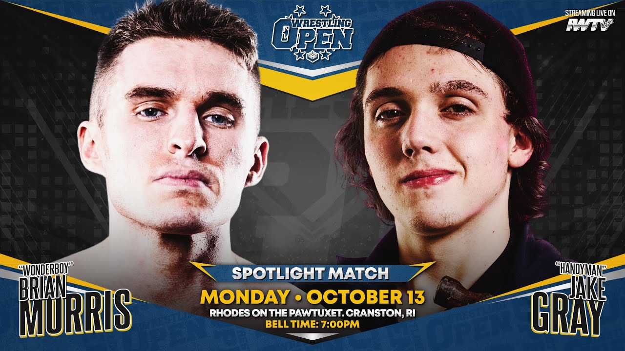 LIVE: Wonderboy Brian Morris vs. Handyman Jake Gray | Wrestling Open RI 10/13/25 Spotlight Match