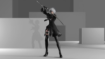 Magic Sword - Nier Automata Animation