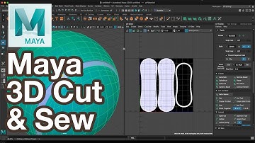 UV Mapping Fast with 3D Cut and Sew UV Tool in Maya Tutorial - Quick and Easy UV Maps