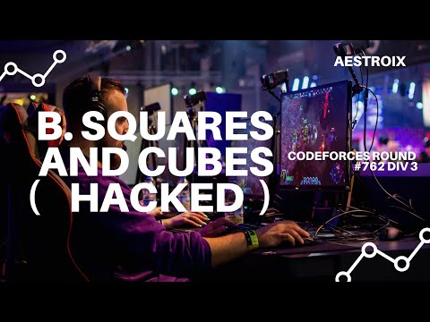 B. Squares and Cubes | Codeforces Round 762 Div. 3 | Karmanya – an IIESTian | Python Solution