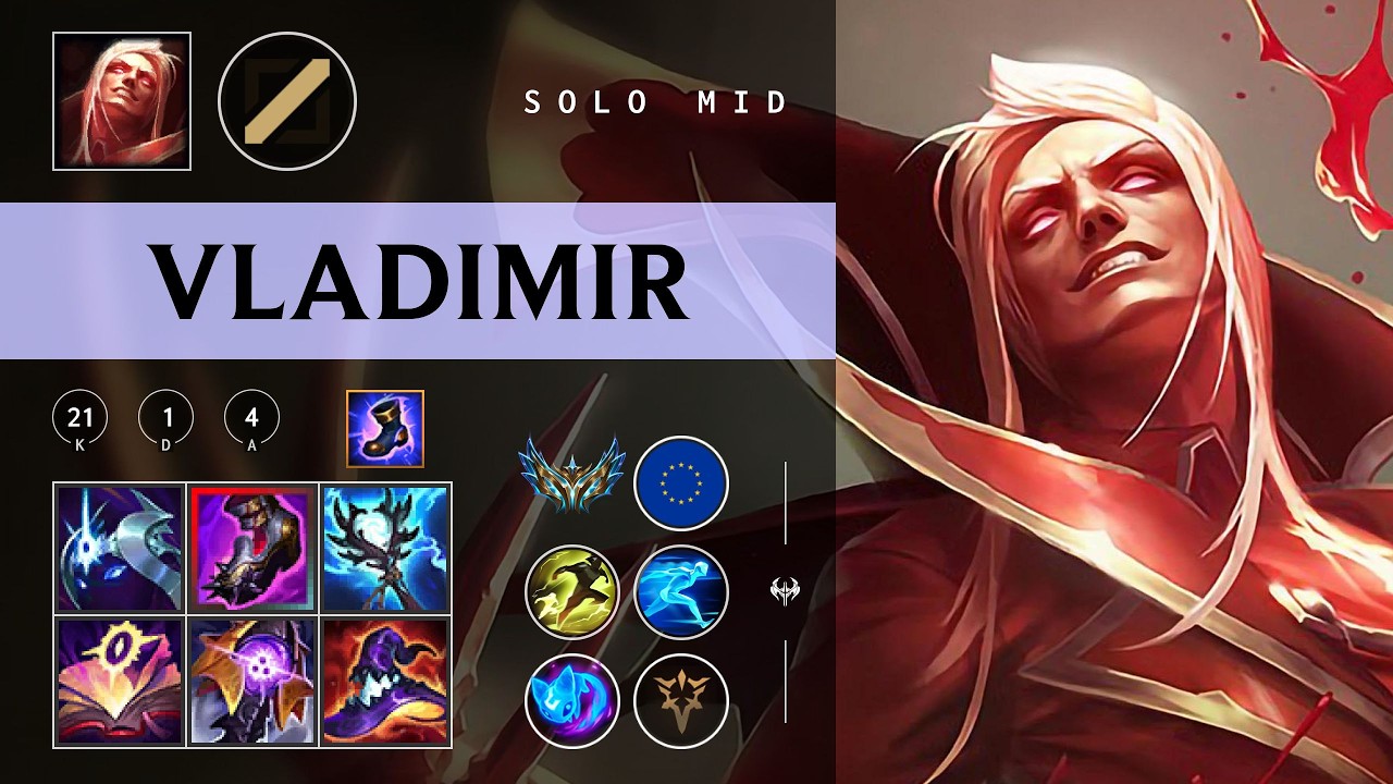 Vladimir Mid vs Yone - EUW Challenger Patch 26.04