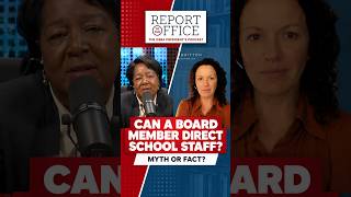 Can a school board member direct school staff Myth or fact