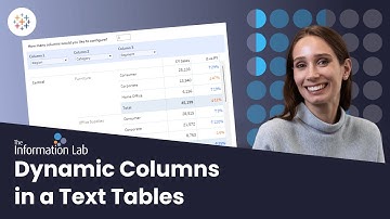 Dynamische kolommen toevoegen aan teksttabellen in Tableau