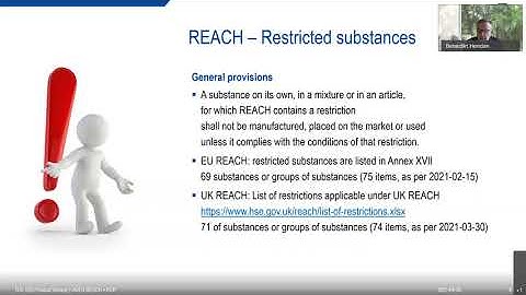 Webinar // UK and EU REACH  - The differences, the similarities and updates