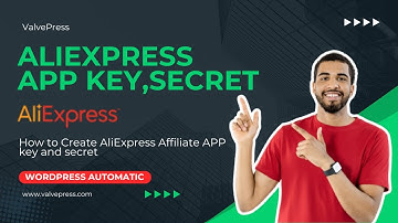How to create AliExpress affiliate API APP key secret