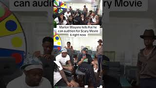 Kai Cenat auditions for Scary Movie 6 on the spot with Marlon Wayans
