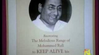 A tribute to mohammed rafi on 30th death anniversary.even after 30
years he is alive in our hearts through his songs and beautiful
voice.we love raf...