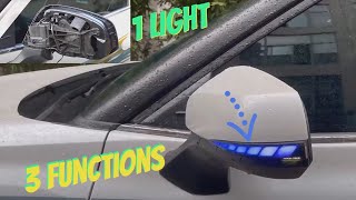 Toyota | How To 3in1 SIDE rear VIEW mirror DYNAMIC light INSTALL?