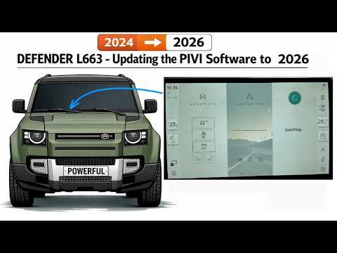 Range Rover Defender Screen We Update The PIVI Screen Software on our 2024 Land Rover Defender L663 ...