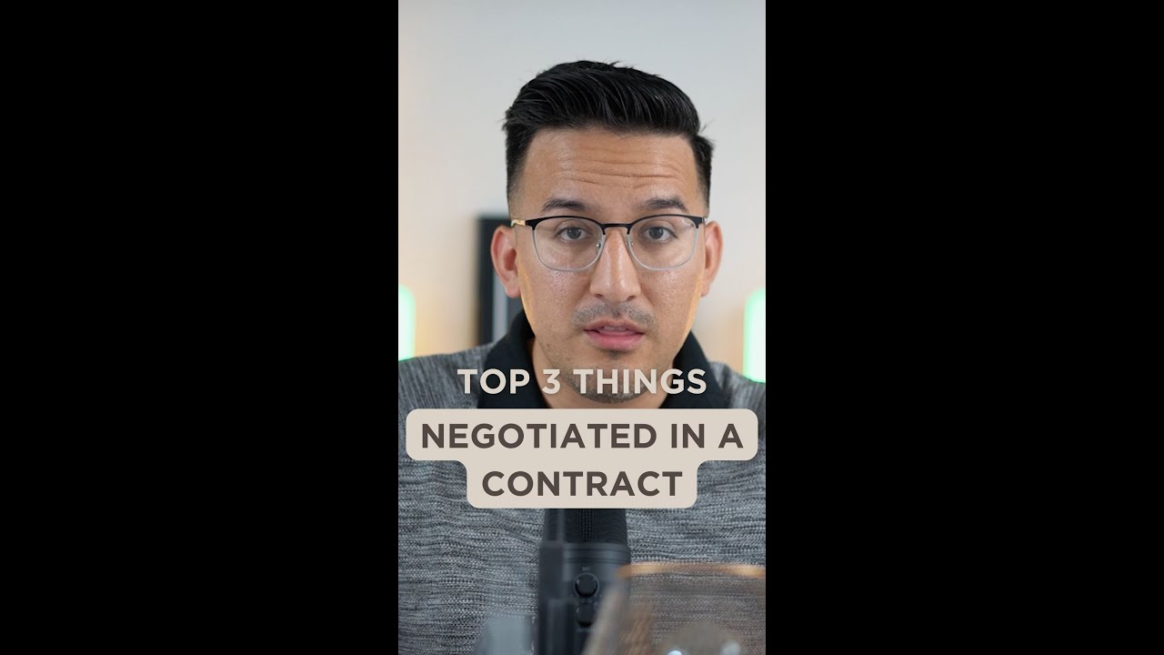 Top 3 Things Negotiated In a Contract 