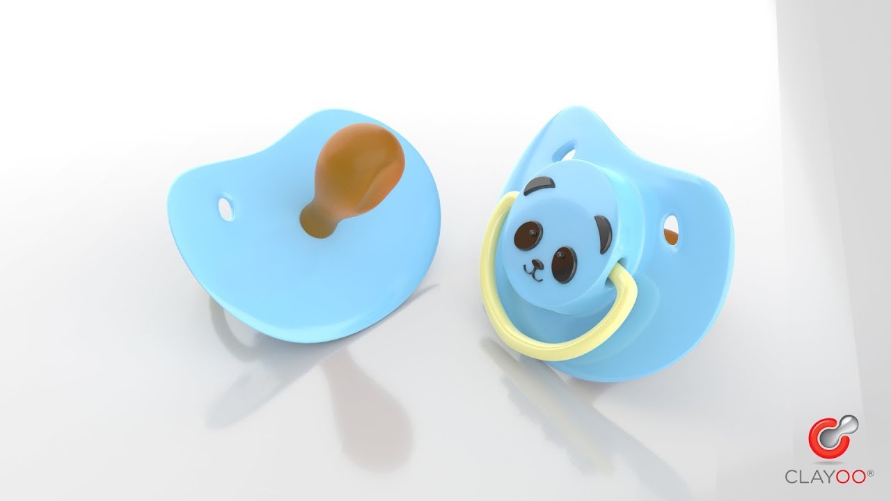 Clayoo - Baby Pacifier (Speed Modeling) - YouTube
