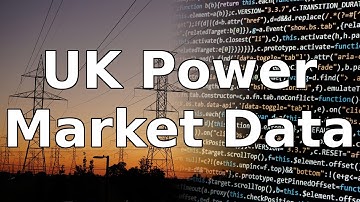 UK Power market data - XML to Pandas dataframe