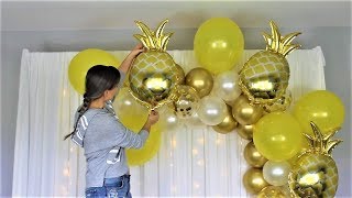 Pineapple Balloon Garland Kit Review DIY | How To