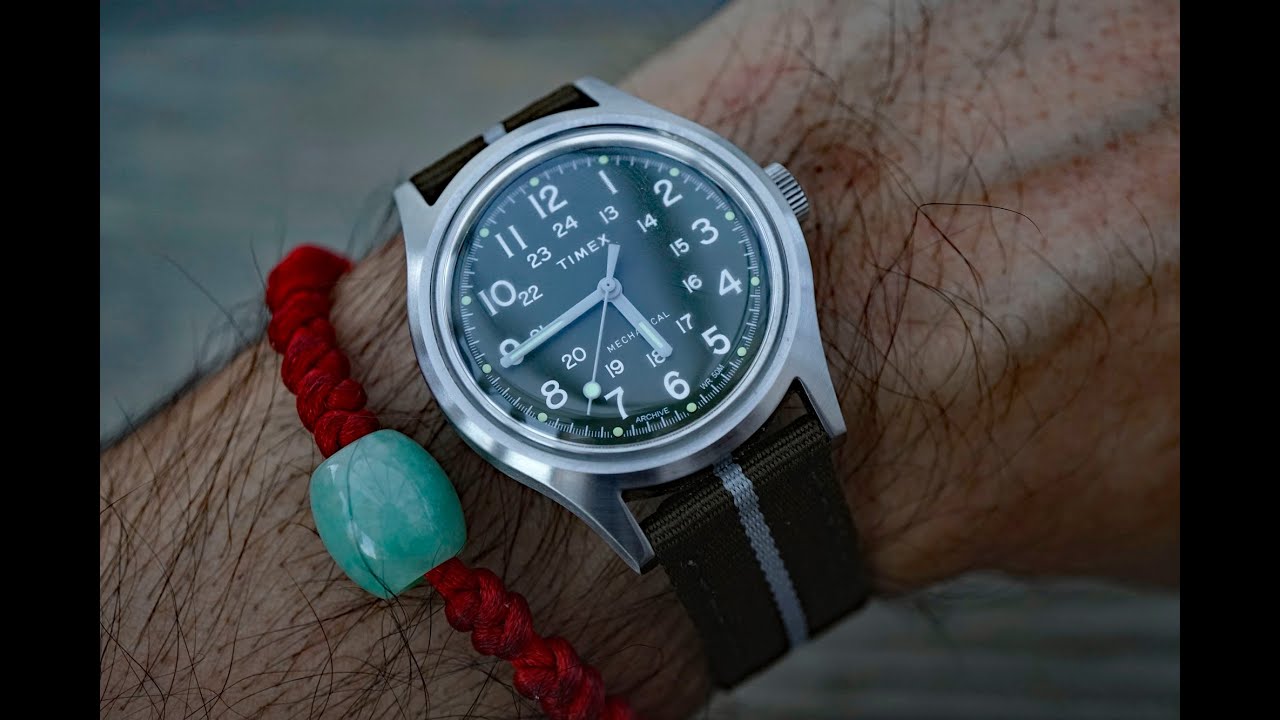 The Timex Mk1 Mechanical vintage inspired military watch - YouTube