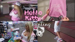 hello kitty hunting in australia 🇦🇺🎀 (sanrio, sailor moon + more) | shop with me 🛍️