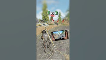 1 Vs 3 With HANDCAM☠️ #shorts #codm #codmobile