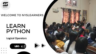 Lec-6.2 | Master Logical Operators in Python | Beginner-Friendly Tutorial