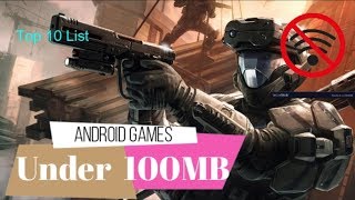 Top 10 Android Offline Games About 100MB || Latest Updates 2019|| All About PC