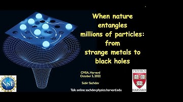 Subir Sachdev | Quantum statistical mechanics of charged black holes and strange metals