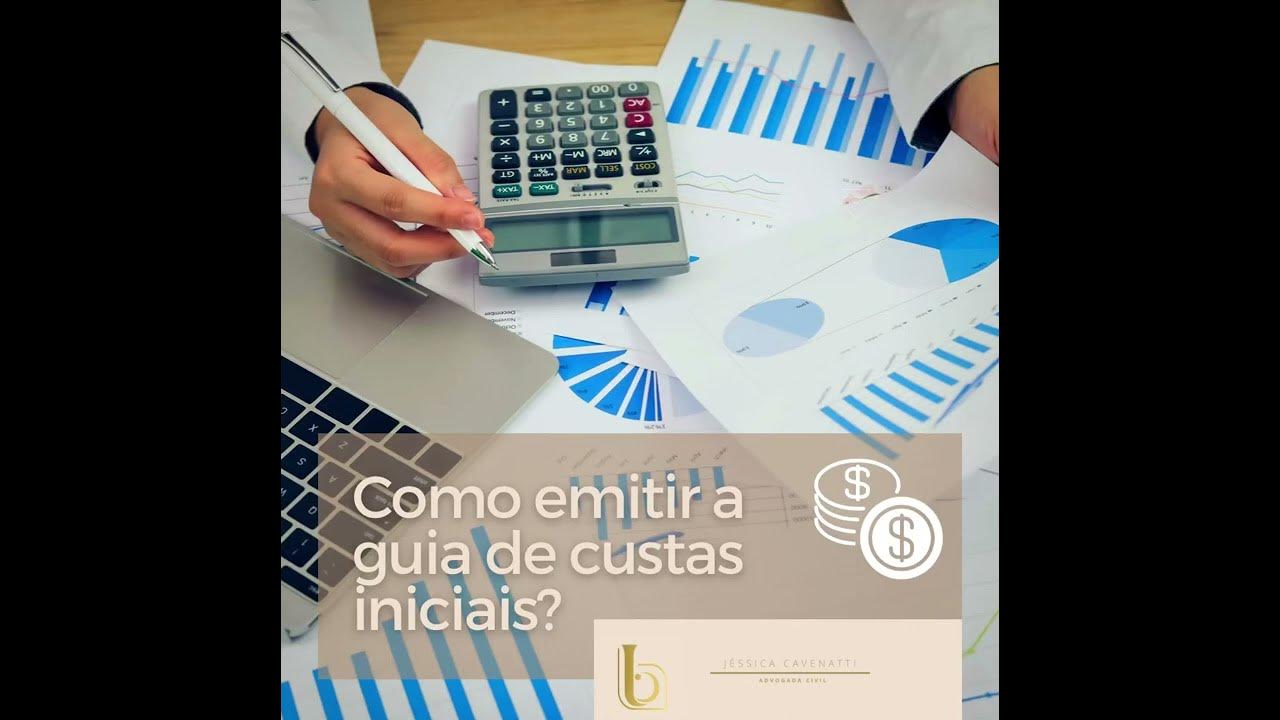 Como emitir a emitir a guia de custas iniciais tj sp youtube