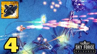 Sky Force Reloaded - Stage 4 Normal | Walkthrough Gameplay | Part-4 | (Android, iOS)