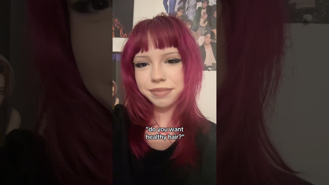 Обожаю свои розовые волосы 💗💗 