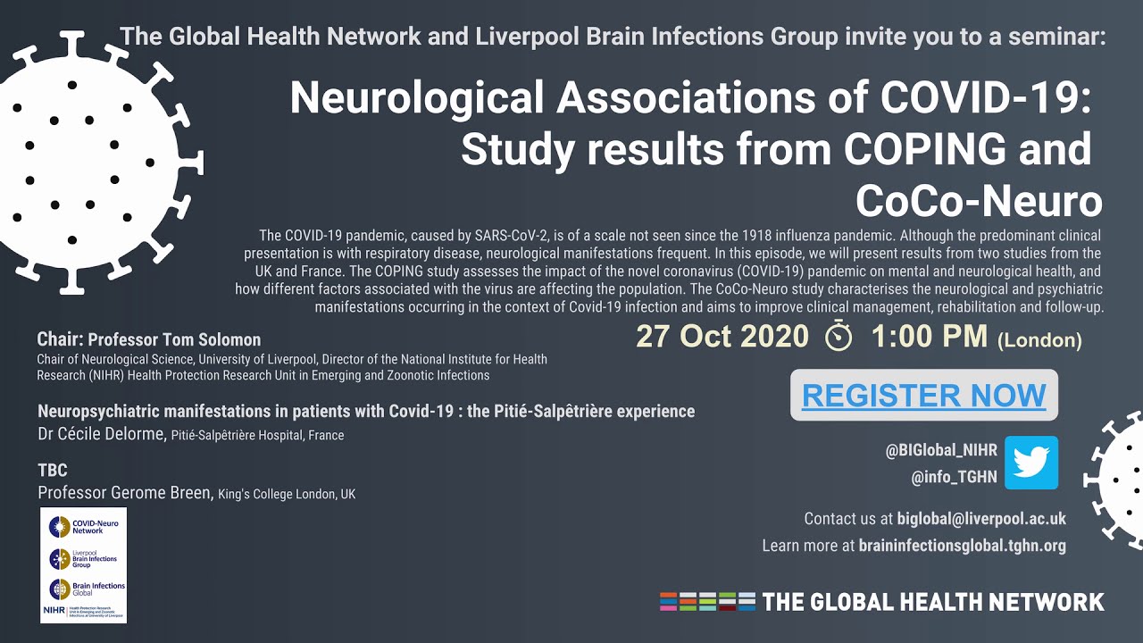 COVID Neuro Network: Study results from COPING and CoCo-Neuro