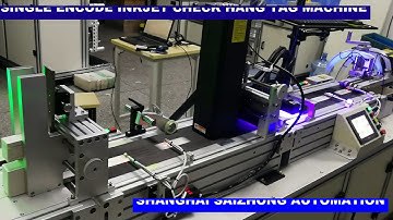 RFID hangtag encoding inkjet checking equipment