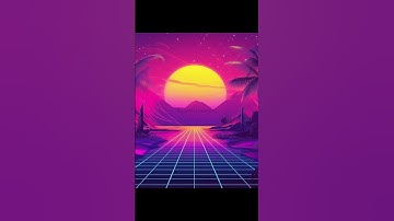 A journey through time in vibrant neon! 🌅 #music #80s #synthwave #aiart #rivaaiillustrations