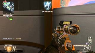 Black Ops 2 - Epic Jump No Scope Through The Wall - On Hijacked