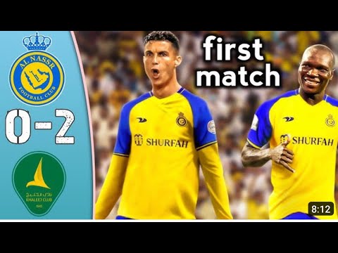 Al khaleej vs Al nassr / all goals extendend Cristiano Ronaldo Al nassr gaol