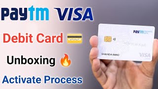 Paytm Visa Debit Card Unboxing | Paytm Visa Debit Card Physical |Paytm Visa Debit card Apply Benefit