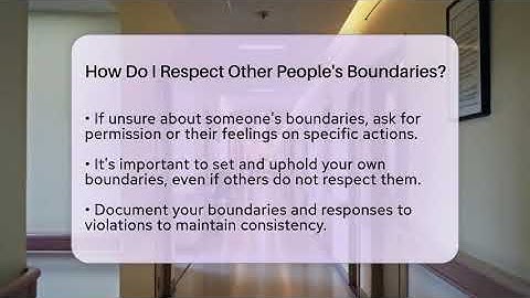 How Do I Respect Other People