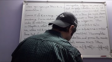 Ring Theory (from Topics in Algebra by I. N. Herstein, 2nd Edition) (Part 11)